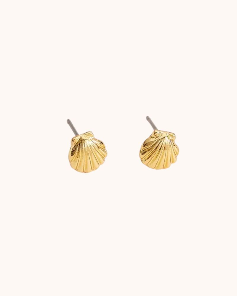 SEASHELL STUD - GOLD
