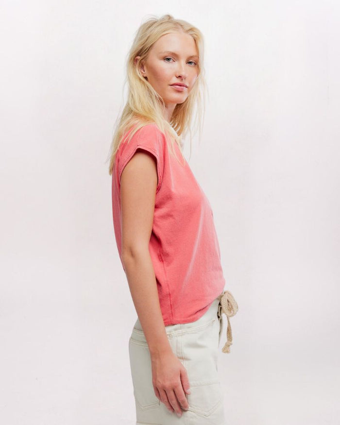 OFF SHOULDER PEGGY TEE, SOUR SWEET