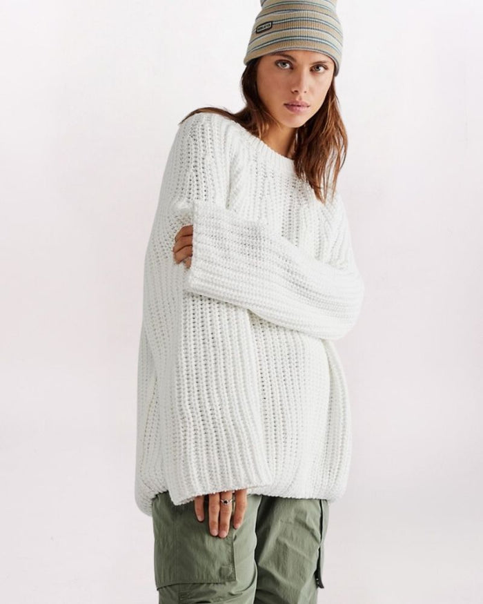 LS TAKE ME HOME OVERSIZED SWTR, IVORY