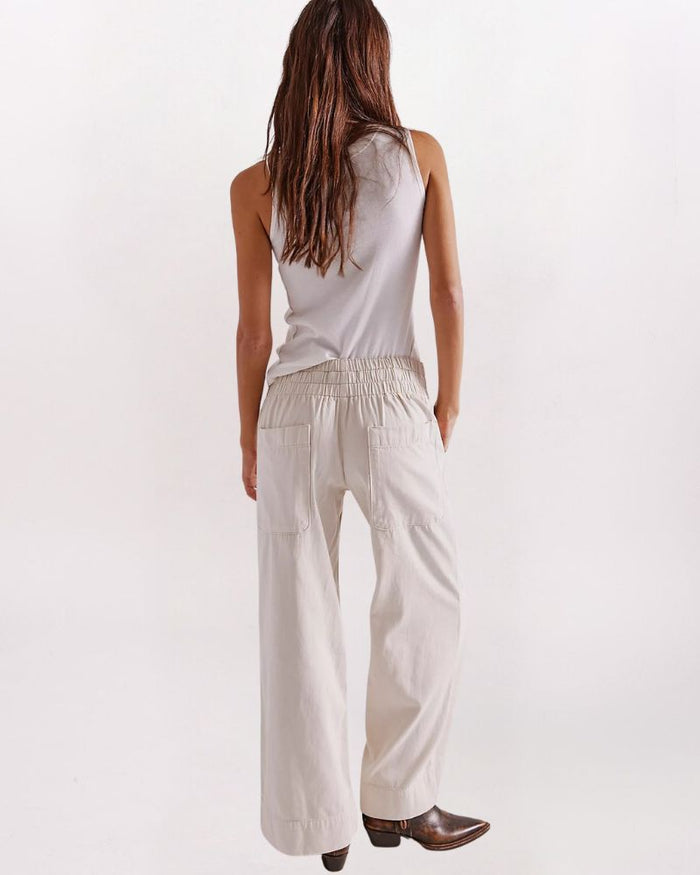 BREEZY DENIM PULL ON PANT, BRT LIGHTS