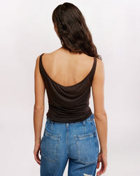 WE'RE GOING OUT CAMI, BLACK