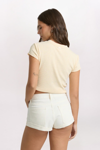 GET LOW DENIM SHORT