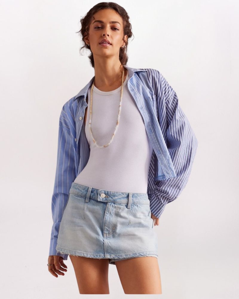 GALIVANTING DENIM SKORT