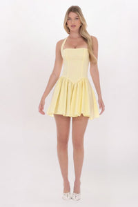 HALTER A-LINE DRESS