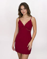 SCALLOP CUTOUT DETAIL DRESS