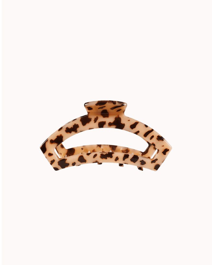 TELETIES - MEDIUM OPEN CLAW CLIP, BLONDE TORTOISE