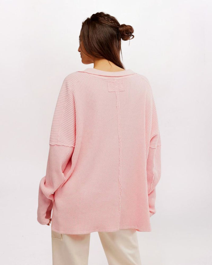 TRAVIS POLO TOP, PALE ROSETTE